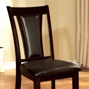 Brent Side Chair (2/Box) CM3984DK-SC-2PK BY Furniture of America