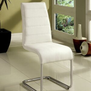 Mauna Side Chair (2/Box) CM8371WH-SC-2PK BY Furniture of America