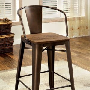 Cooper Counter Ht. Chair (2/Box) CM3529PC-2PK BY Furniture of America