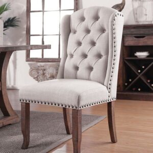 Gianna Wingback Chair CM3829F-SCW-2PK BY Furniture of America