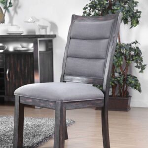 Mandy Side Chair (2/Ctn) CM3451GY-SC-2PK BY Furniture of America