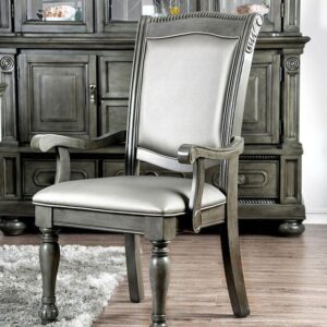 Alpena Arm Chair (2/Ctn) CM3350GY-AC-2PK BY Furniture of America