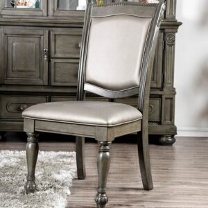 Alpena Side Chair (2/Ctn) CM3350GY-SC-2PK BY Furniture of America