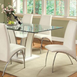 Glenview 72" Dining Table  CM8372WH-T BY Furniture of America