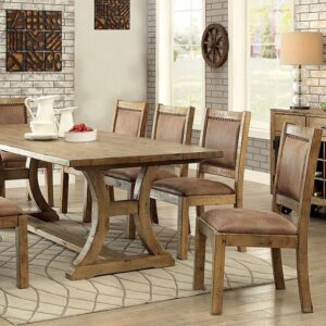 Gianna 96" Dining Table  CM3829T BY Furniture of America