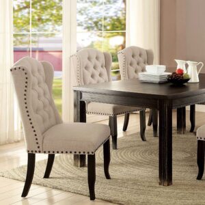 Sania Dining Table  CM3324BK-T BY Furniture of America