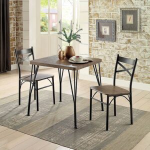 Banbury 3 PC. Dining Table Set  CM3279BR-T-29-3PK BY Furniture of America