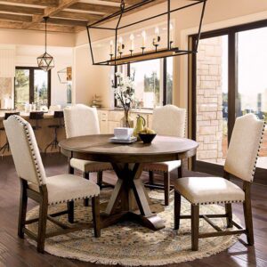 Julia Round Dining Table  CM3014RT BY Furniture of America