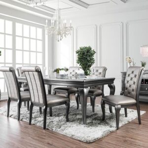 Amina Dining Table  CM3219GY-T BY Furniture of America