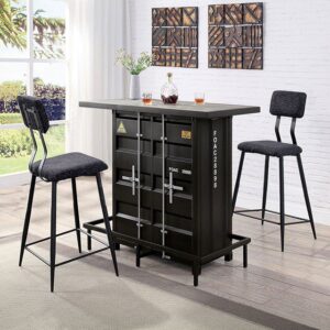 Dicarda Bar Ht. Table CM3789BK-BT By Furniture of America