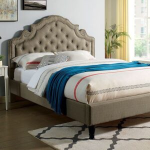 Aubree Bed CM7537GY E.King By Furniture of America