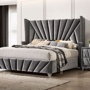 Carissa Bed CM7164 E.King By Furniture of America