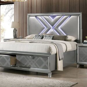 Emmeline Bed FOA7147 E.King By Furniture of America