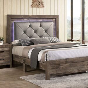 Larissa Bed CM7149 E.King By Furniture of America