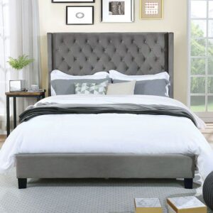 Ryleigh Bed CM7141GY E.King By Furniture of America