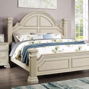 Pamphilos Bed FOA7144WH E.King By Furniture of America