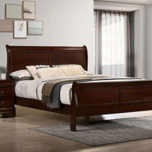 Louis Philippe Bed CM7966CH E.King By Furniture of America