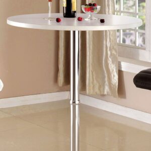 Nessa Bar Table CM-BT6150WH By Furniture of America