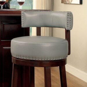 Shirley 30" Bar Stool (2/Box) CM-BR6251GY-29-2PK By Furniture of America
