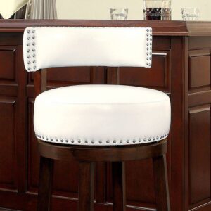 Shirley 30" Bar Stool (2/Box) CM-BR6251WH-29-2PK By Furniture of America