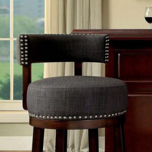 Lynsey 30" Bar Stool (2/Box) CM-BR6252GY-29-2PK By Furniture of America