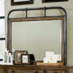Mcville Mirror w/ Metal Frame CM7558MM By Furniture of America