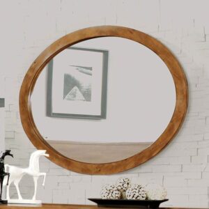 Lennart Oval Mirror CM7386A-MO By Furniture of America