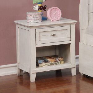Brogan Night Stand CM7517WH-N By Furniture of America