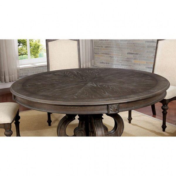Arcadia Round Dining Table  CM3150RT BY Furniture of America - Image 4