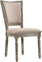 Beige Fabric Gabrian Side Chair 60172 by ACME - Image 2