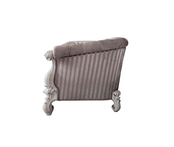 Ivory Fabric Versailles Sofa W/7 Pillows LV01394 by ACME - Image 4