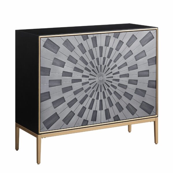 Black Quilla Console Cabinet AC00200 by ACME - Image 4