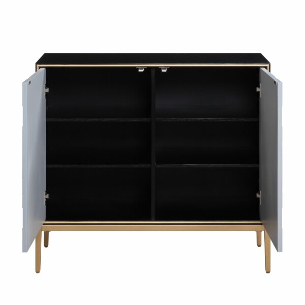 Black Quilla Console Cabinet AC00200 by ACME - Image 2