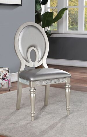 CATHALINA SIDE CHAIR (2/BOX) CM3541SV-SC-2PK by Furniture of America.