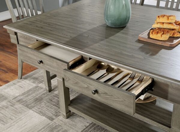 ANAYA COUNTER HT. TABLE CM3512GY-PT by Furniture of America. - Image 3