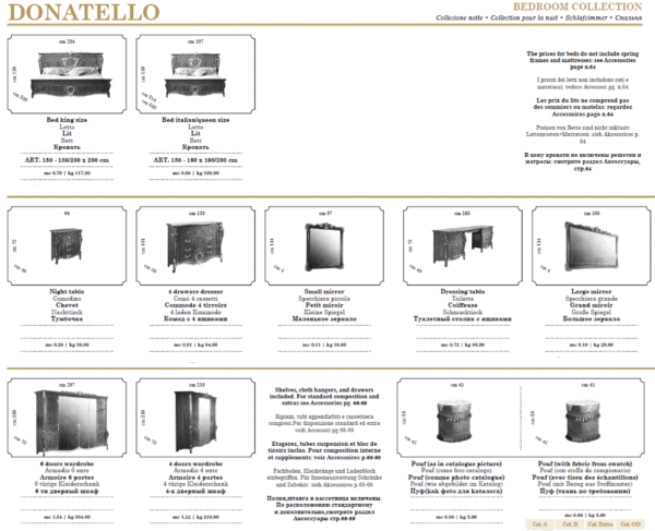 Mat Donatello Night Walnut Bedroom Set p5219 By ESF Furniture - Image 10