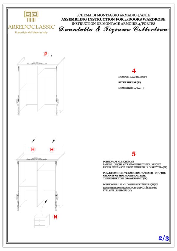 Mat Donatello Night Walnut Bedroom Set p5219 By ESF Furniture - Image 11