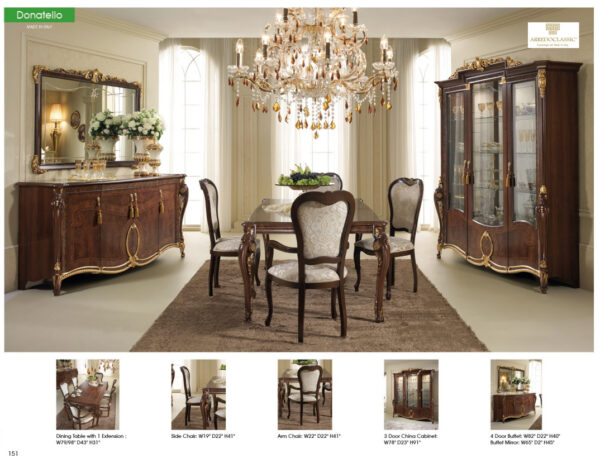 Luxury Dining Set Donatello p5220 By ESF Furniture - Image 2