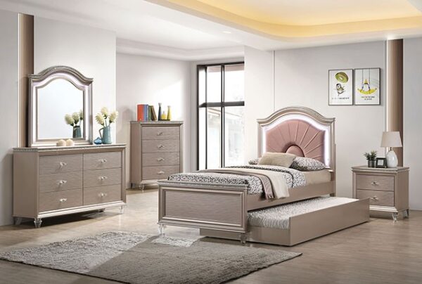 ALLIE BED CM7901RG BY Furniture of America. - Image 9