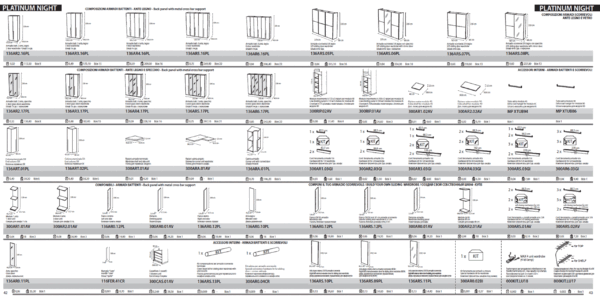 Platinum LEGNO Bedroom Set SILVER BIRCH By ESF Furniture - Image 9