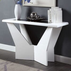 DUBENDORF SOFA TABLE CM4183WH-S By Furniture of America .
