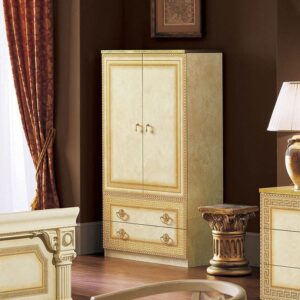 Aida Ivory 2 Door Wardrobe