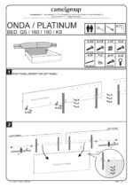 Platinum DROP Bedroom Set SILVER BIRCH By ESF Furniture - Image 4