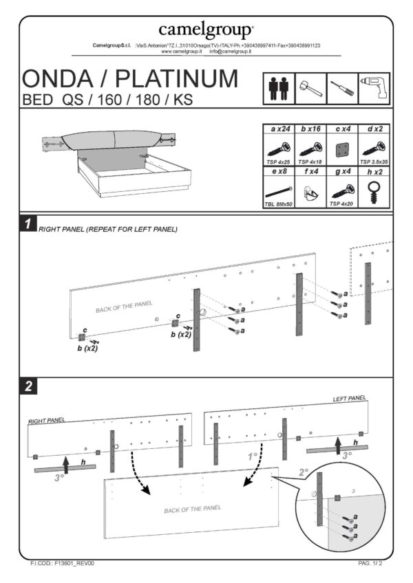 Platinum DROP Bedroom Set SILVER BIRCH By ESF Furniture - Image 4