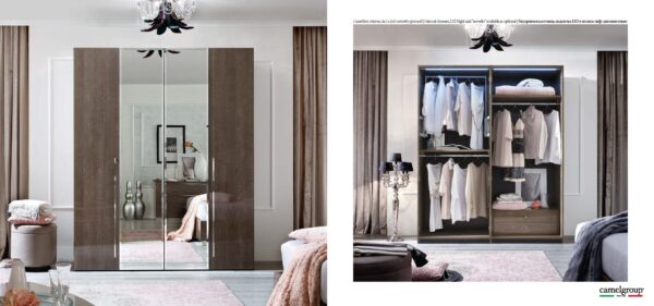 Platinum DROP Bedroom Set SILVER BIRCH By ESF Furniture - Image 14