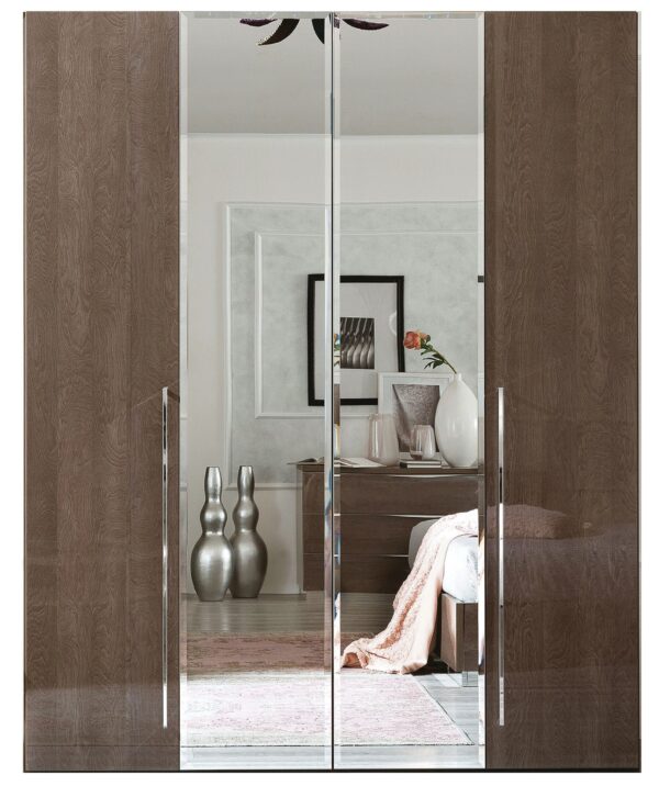Platinum 4 Door Wardrobe By ESF Furniture - Image 4