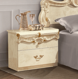 Barocco Ivory Nightstand