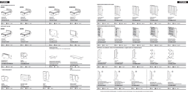 Storm Bedroom Set, Camelgroup Italy By ESF Furniture - Image 9