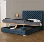 Leonor Blue Bed w/storage By ESF Furniture
