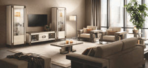 beige living room set